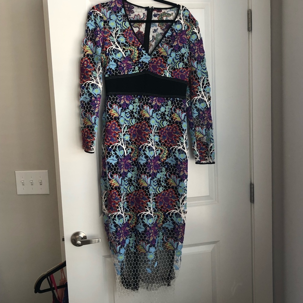 Embroidered Diane Von Furstenberg Dress Never Worn